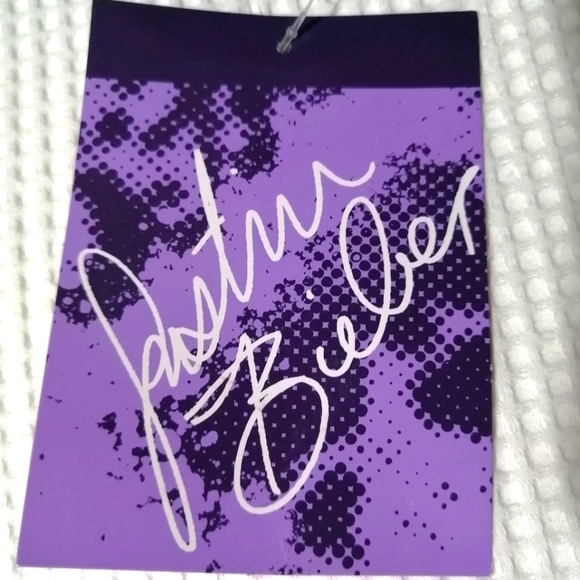 Justin Bieber Pop Music "Justin Forever" 2012 Zippered Purse / Tote NWT - Picture 6 of 7